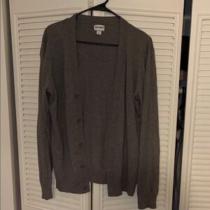 Old Navy Men's Gray Button-Up Cardigan